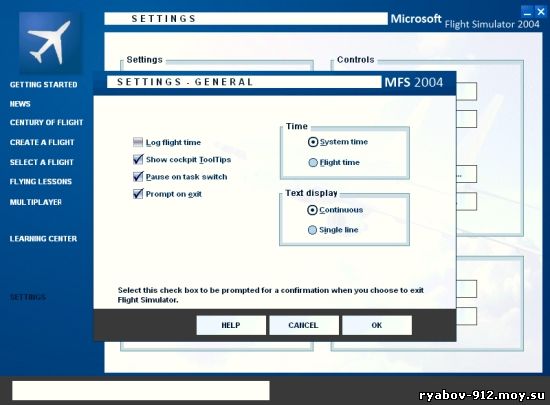 Full update of the game Microsoft Flight simulator 2004 AR Mods - New Interface Design for FS2004 New design for MFS2004