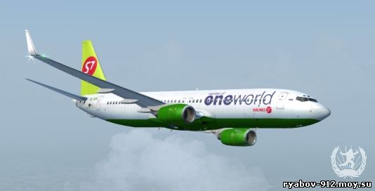 Ливрея oneworld s7 VQ-BKW для iFly 737-800 NG V 1.0